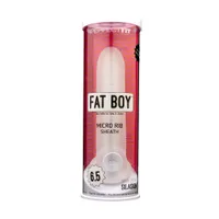 Perfect Fit Fat Boy Micro Rib Sheath 6.5: Penishülle, transparent Perfect Fit Fat Boy Micro Rib Sheath 6.5: Penishülle, transparent