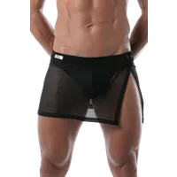 Herrensarong mit Netz schwarz Herrensarong mit Netz schwarz