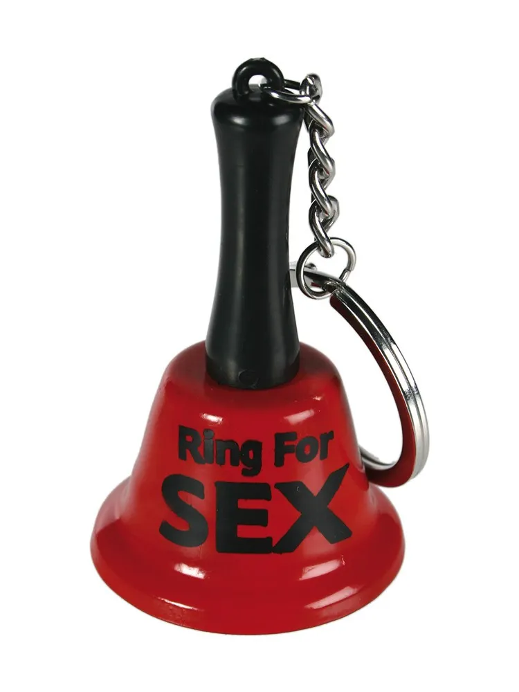Schlüsselanhänger Tischglocke: Ring for Sex Schlüsselanhänger Tischglocke: Ring for Sex