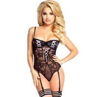 Provocative Juste un Instant: Straps-Stringbody, schwarz (L/XL) Provocative Juste un Instant: Straps-Stringbody, schwarz (L/XL)