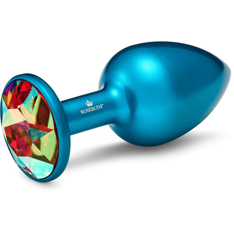 Rosebuds™ - Medium Alu Blue Crystal Rosebuds™ - Medium Alu Blue Crystal