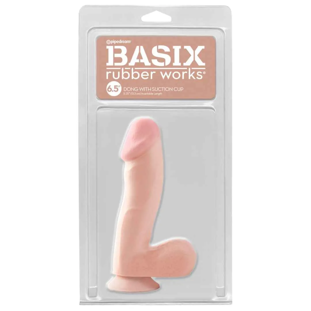 Naturdildo "Dong with Suction Cup", 19cm – Bild 3