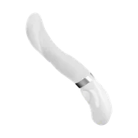 Wiederaufladbarer Design-Vibrator aus Silikon, 17,5 cm Wiederaufladbarer Design-Vibrator aus Silikon, 17,5 cm