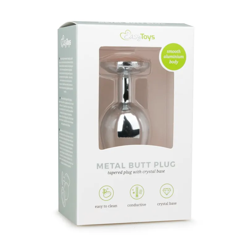 EasyToys »Silber M« Analplug aus Metall – Bild 2