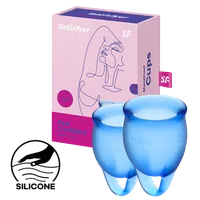 Satisfyer Feel Confident - Menstrual Cup Set, 15 & 20 ml Satisfyer Feel Confident - Menstrual Cup Set, 15 & 20 ml