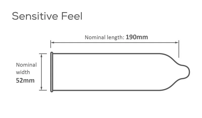 Pasante Sensitive Feel Kondome - 12 Kondome – Bild 3