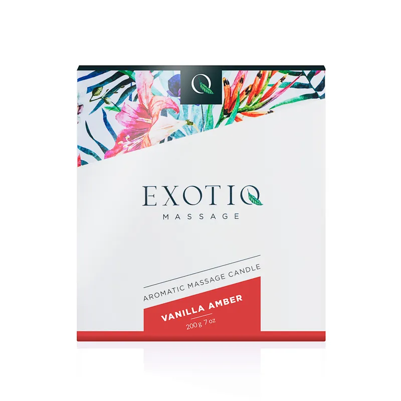 Exotiq Massagekerze Vanilla Amber - 200g – Bild 4