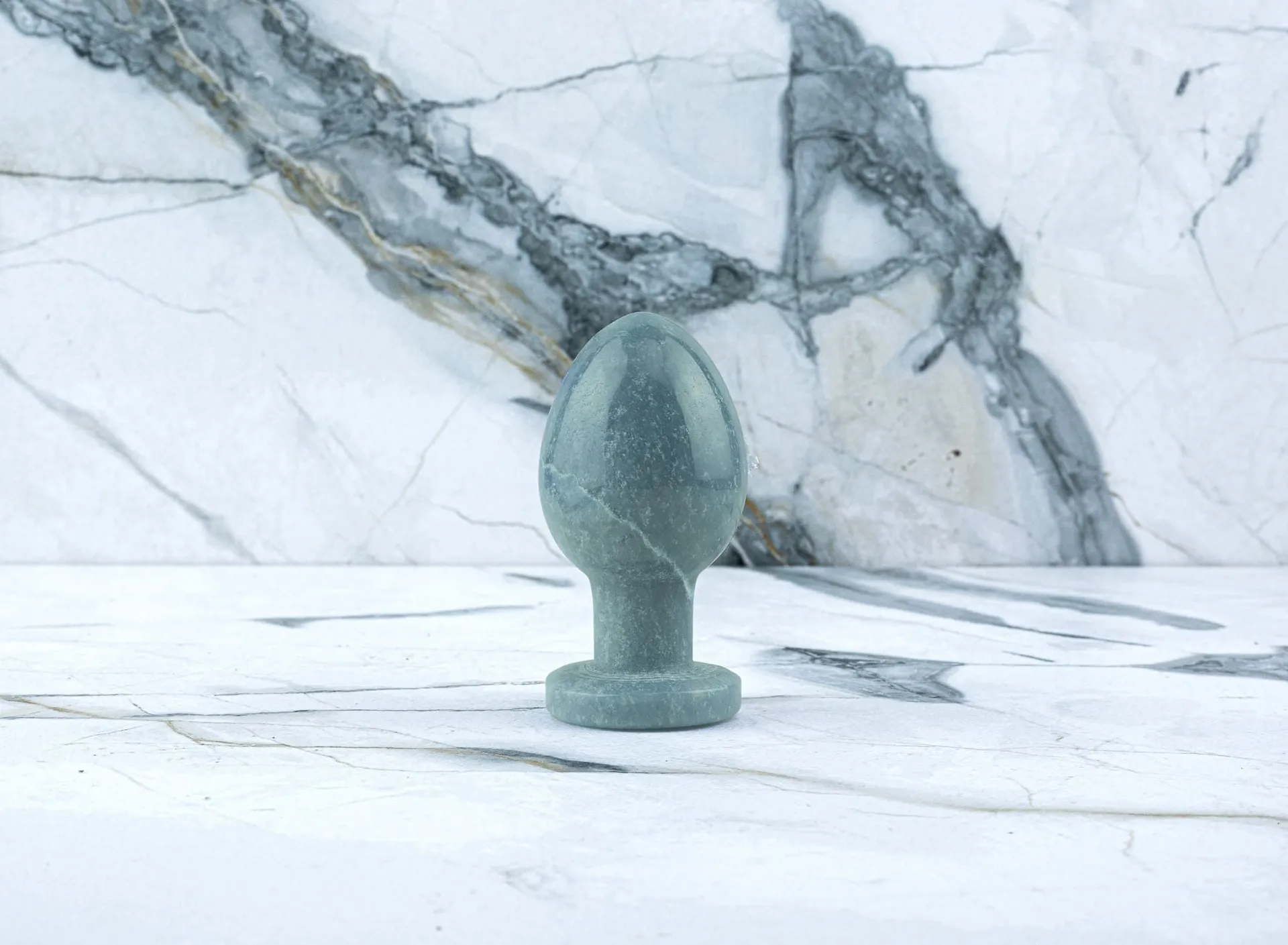 Kristall Buttplug Eva - Blauer Aventurin – Bild 2