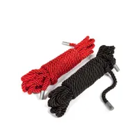 Fifty Shades Of Grey: Restrain Me Bondageseil-Set (2x 5 m), schwarz/rot Fifty Shades Of Grey: Restrain Me Bondageseil-Set (2x 5 m), schwarz/rot