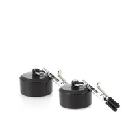 Nippelklemmen mit Zylindergewicht (2x 200g) Nippelklemmen mit Zylindergewicht (2x 200g)