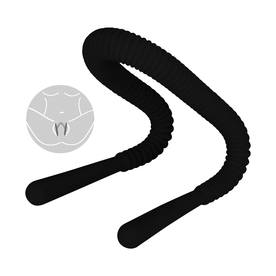 Schamlippenspreizer aus Silikon, 15 cm Schamlippenspreizer aus Silikon, 15 cm