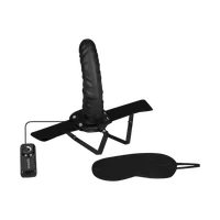 Vibrating Hollow Strap-On, 22,5 cm Vibrating Hollow Strap-On, 22,5 cm