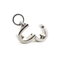 Black Label Stainless Steel Testickle Shakle with Spikes: Edelstahl-Hodenstre... Black Label Stainless Steel Testickle Shakle with Spikes: Edelstahl-Hodenstre...