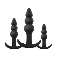 Easytoys - Butt Plug Trio - Schwarz Easytoys - Butt Plug Trio - Schwarz