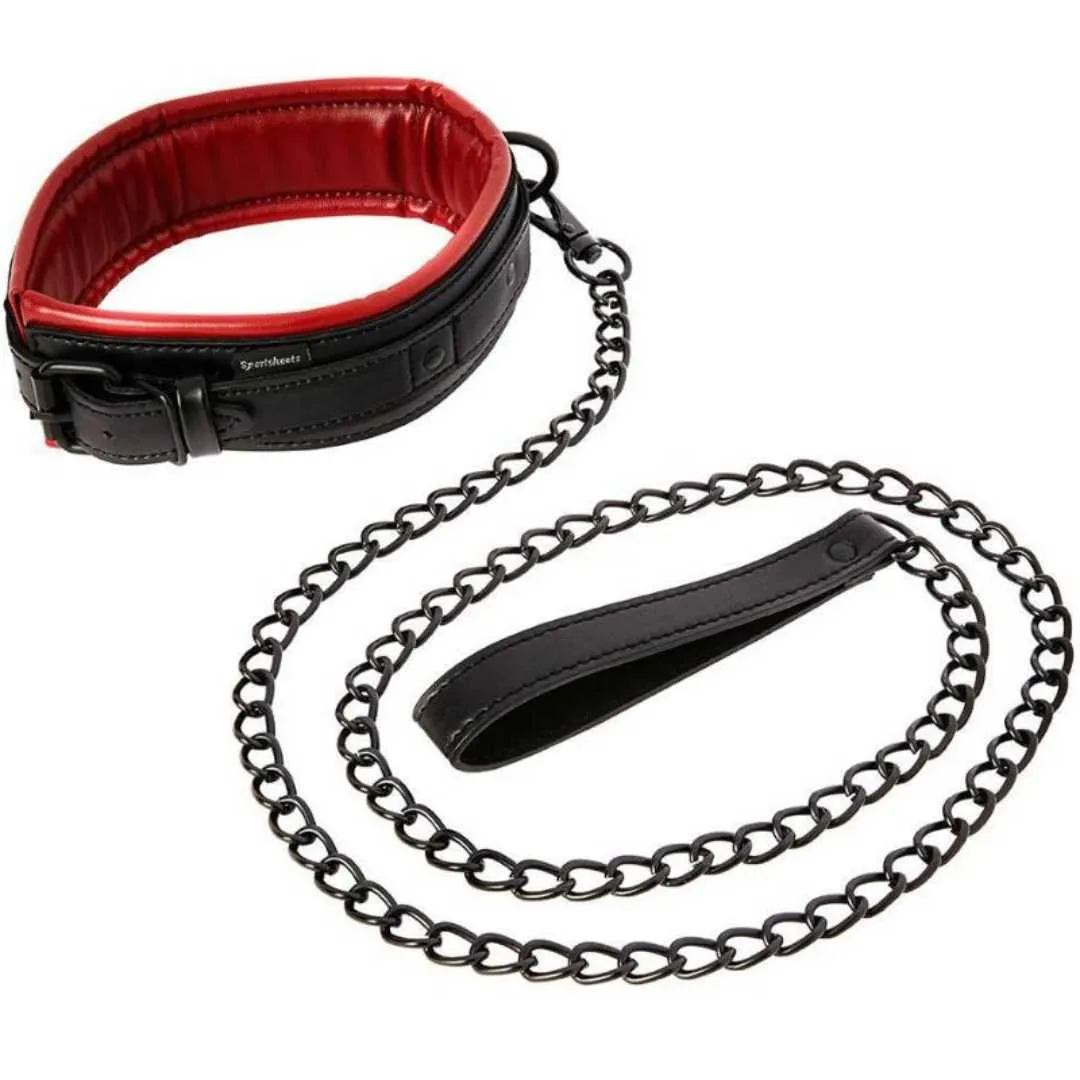 Leine und Halsband aus veganem Leder Leine und Halsband aus veganem Leder