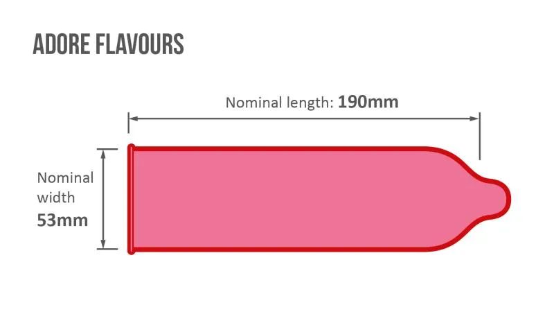 Adore Kondome mit Geschmack - 12 Kondome – Bild 3