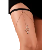 Oberschenkelschmuck gold - Schlange Oberschenkelschmuck gold - Schlange