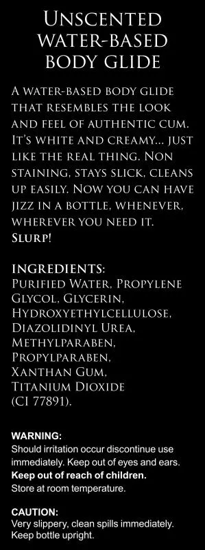 Master Series - Jizz Weißes Gleitmittel - 488 ml – Bild 3