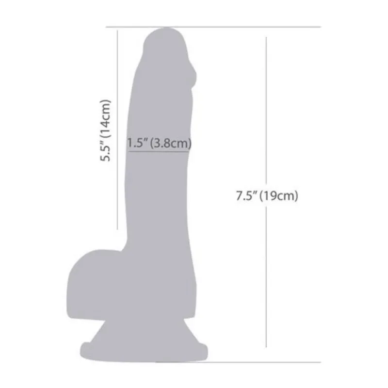 Addiction - Brandon Im-Dunkeln-leuchtender-Dildo - 18 cm – Bild 5