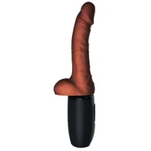Stoßvibrator „7,5“ Thrusting Cock with Balls“ mit Wärmefunktion Stoßvibrator „7,5“ Thrusting Cock with Balls“ mit Wärmefunktion