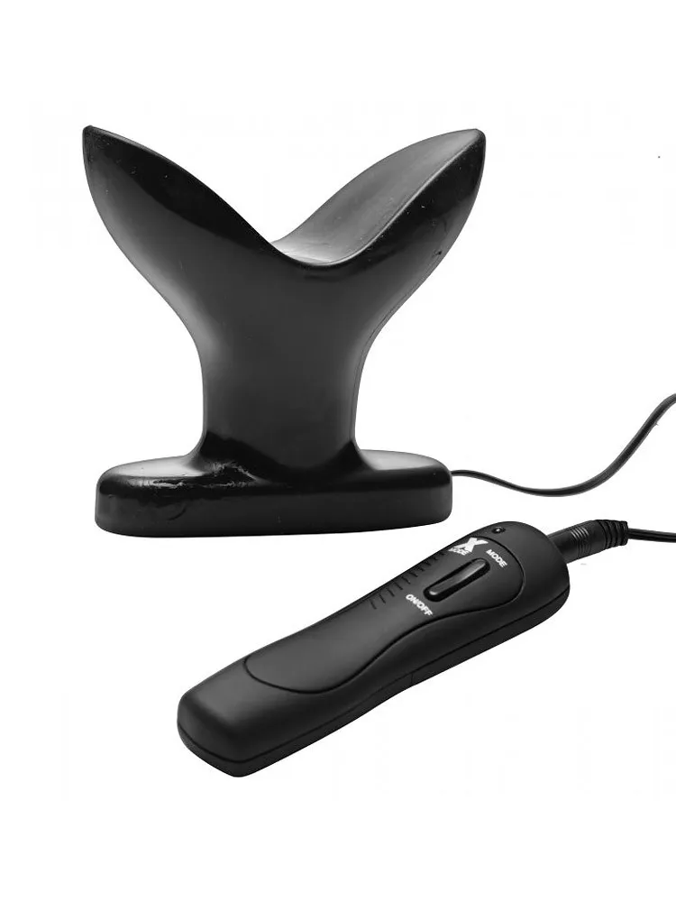 Master Series 10X Ass Anchor: Vibro-Analplug, schwarz Master Series 10X Ass Anchor: Vibro-Analplug, schwarz