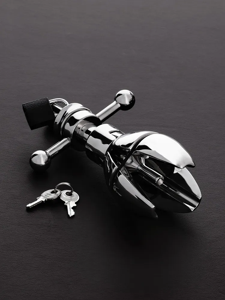 Triune The Ultimate Ass Lock: Edelstahl-Analplug Triune The Ultimate Ass Lock: Edelstahl-Analplug
