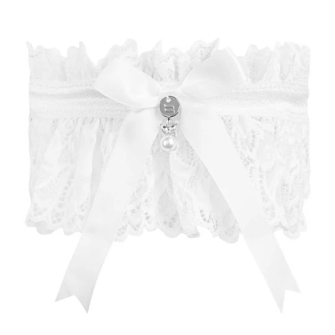 Strumpfband „Amor Blanco“ – Bild 3