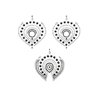 Bijoux Indiscrets Flamboyant: Bodysticker, schwarz/silber Bijoux Indiscrets Flamboyant: Bodysticker, schwarz/silber