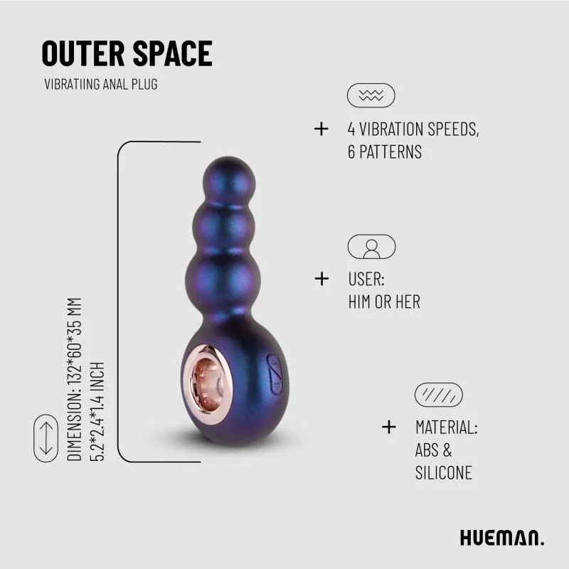 Hueman »Outer Space« Analplug mit Vibration – Bild 4