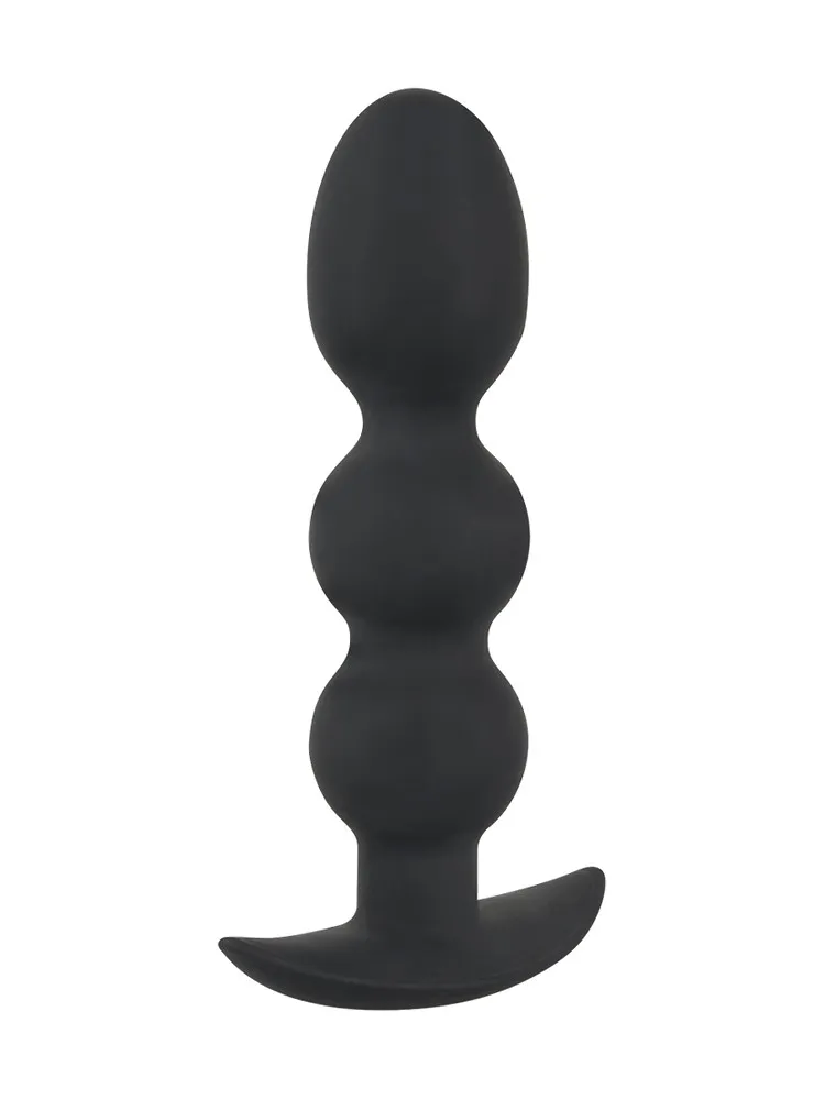 Black Velvets Heavy Beads: Analplug, schwarz Black Velvets Heavy Beads: Analplug, schwarz