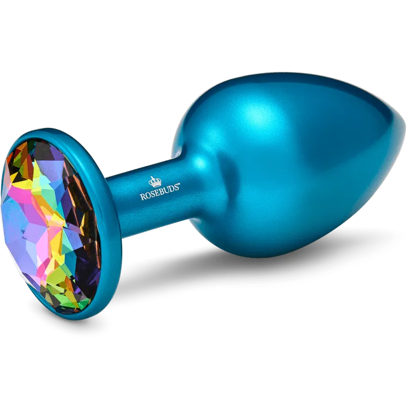 Rosebuds™ - Medium Alu Blue Crystal Rosebuds™ - Medium Alu Blue Crystal