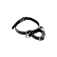 Strict Frog-Tie Restraints: Fuß-Oberschenkel-Fesseln, schwarz Strict Frog-Tie Restraints: Fuß-Oberschenkel-Fesseln, schwarz