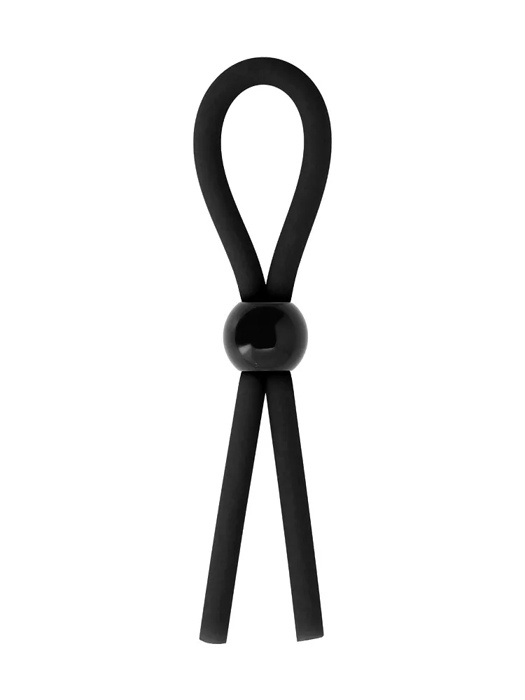 Ring Booster: Penisschlaufe, schwarz Ring Booster: Penisschlaufe, schwarz