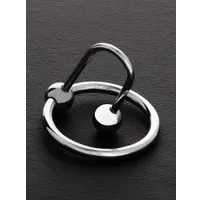 Triune Sperm Stopper Plug with Ring: Edelstahl-Eichelring mit Plug (30mm) Triune Sperm Stopper Plug with Ring: Edelstahl-Eichelring mit Plug (30mm)