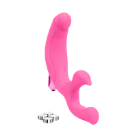 Dreifach-Vibrator aus Silikon, 20 cm Dreifach-Vibrator aus Silikon, 20 cm