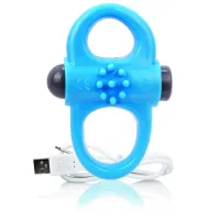 The Screaming O - Charged Yoga Vibe Ring Blue The Screaming O - Charged Yoga Vibe Ring Blue