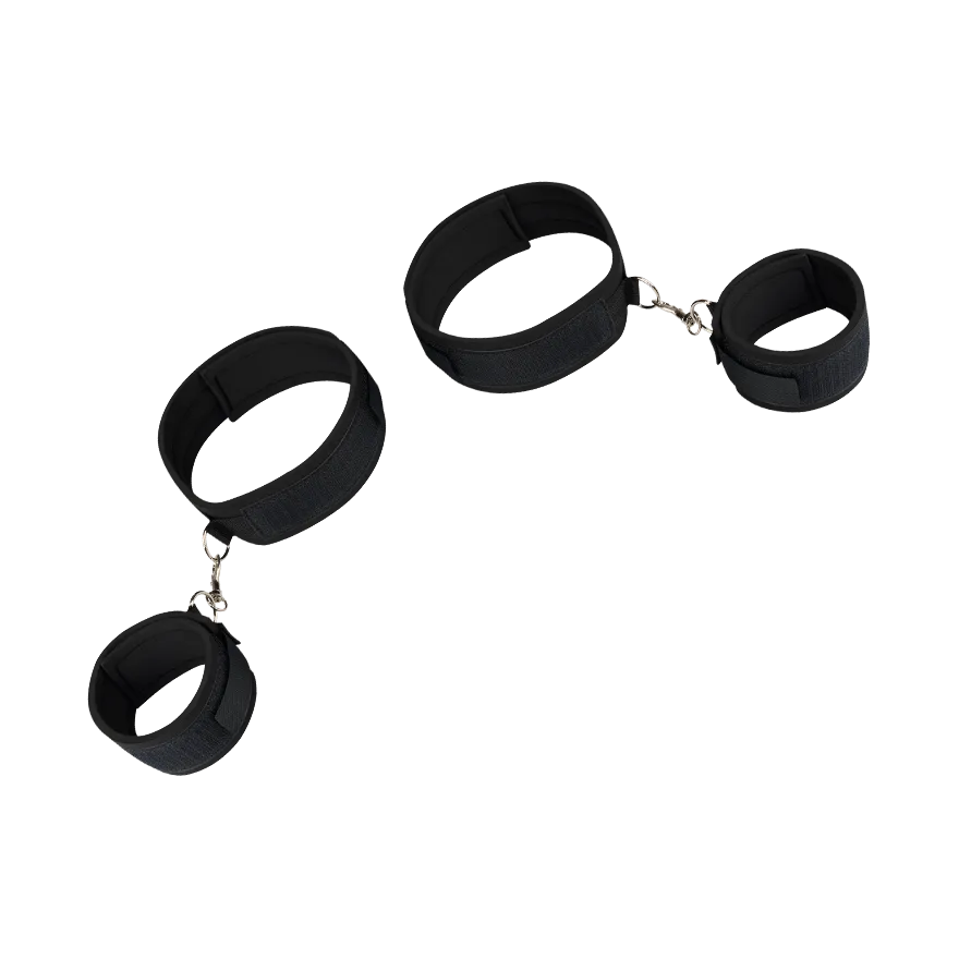 BDSM-Fessel-Set für Oberschenkel und Hände BDSM-Fessel-Set für Oberschenkel und Hände