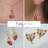 Sylvie Monthulé - Set 3 Schmetterlingsflügel Sylvie Monthulé - Set 3 Schmetterlingsflügel