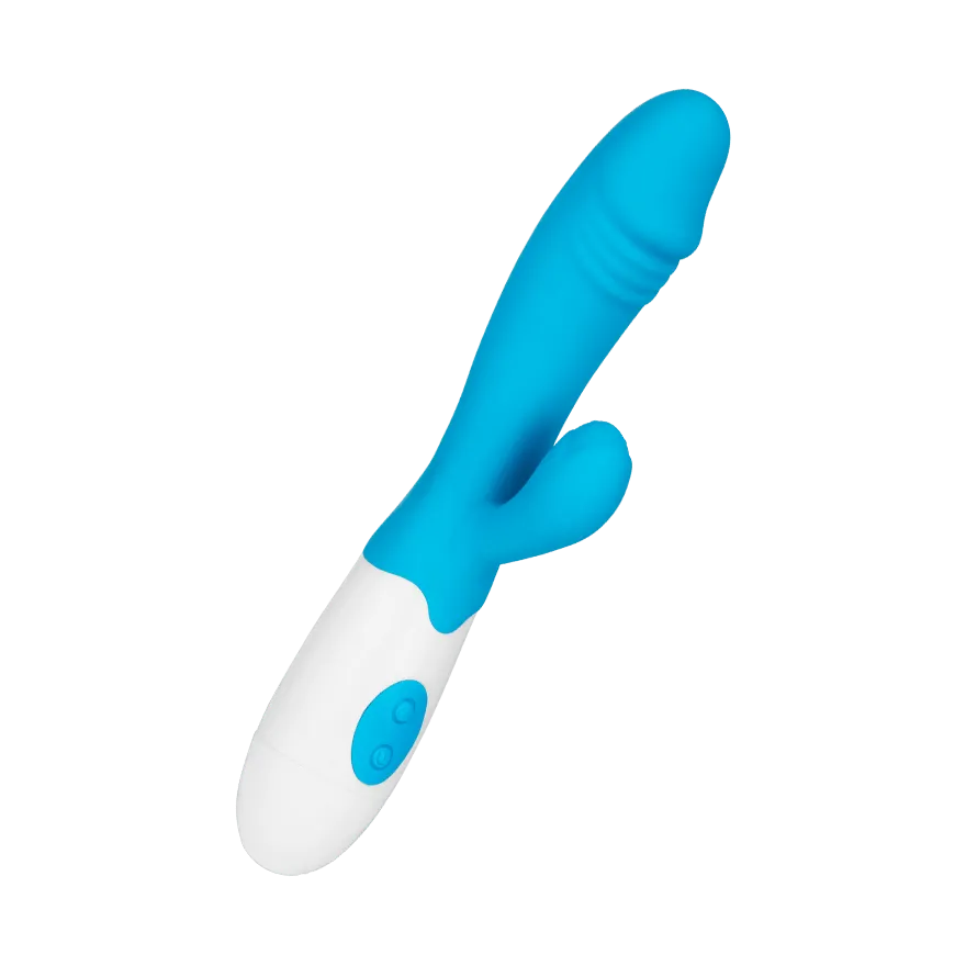 Kraftvoller Silikon-Rabbit mit stilisierter Eichel, 19 cm Kraftvoller Silikon-Rabbit mit stilisierter Eichel, 19 cm