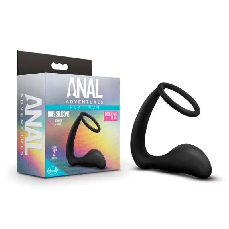 Anal Adventures Platinum - Penisring Analplug – Bild 5