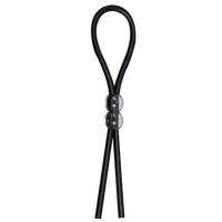 Silikon-Penisschlaufe mit 2 Perlen - 24cm Silikon-Penisschlaufe mit 2 Perlen - 24cm