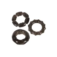 Stretchy Cockrings: Penisringe-Set, smoke Stretchy Cockrings: Penisringe-Set, smoke