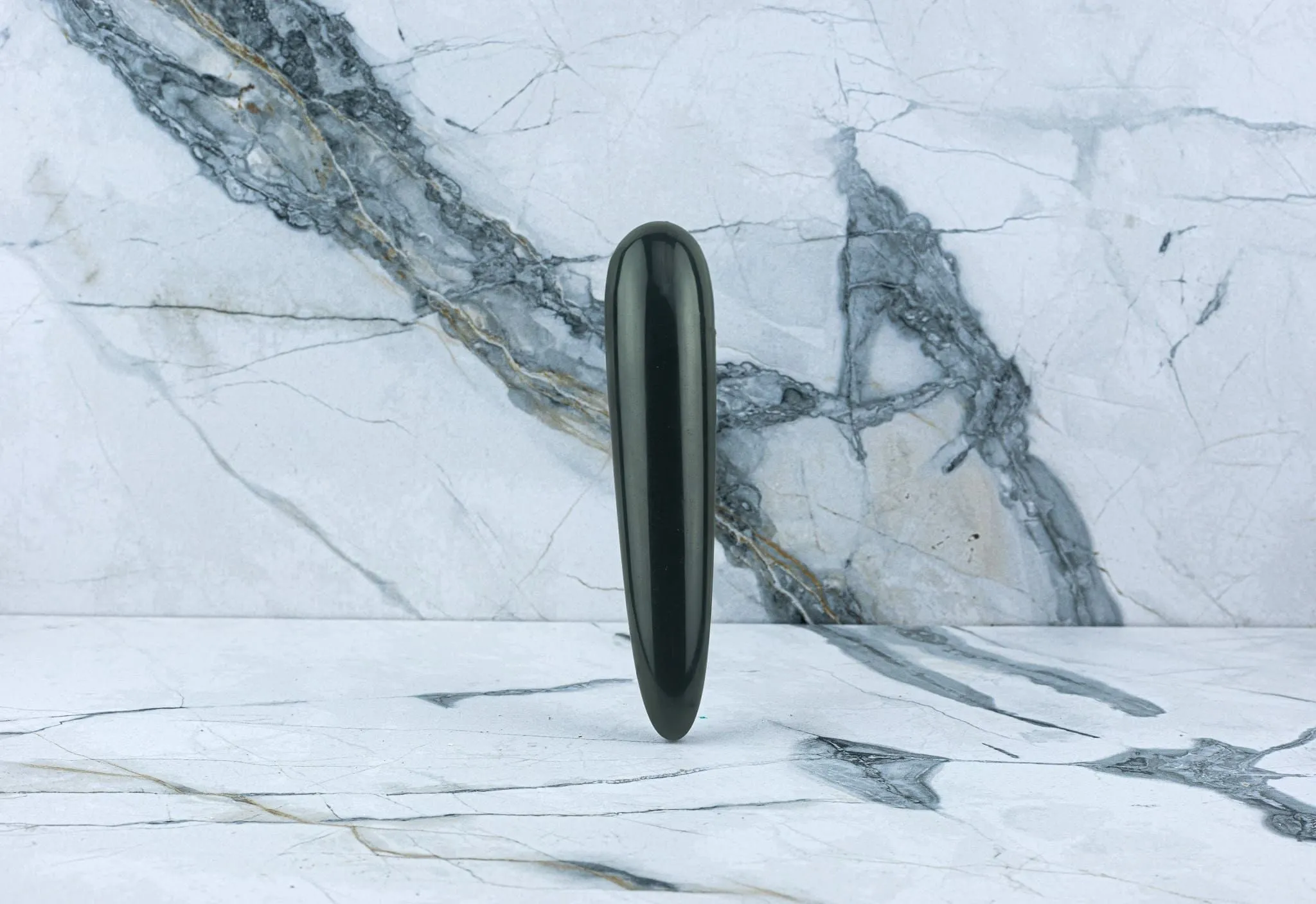 Kristall Dildo Sophia - Obsidian – Bild 2