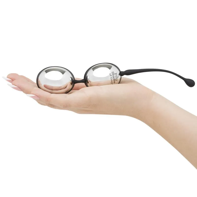 Fifty Shades of Grey – INNER GODDESS Liebeskugeln – 67g Silber – Bild 2