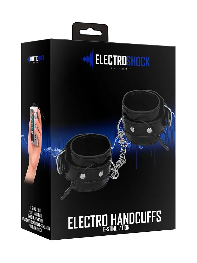 Electro Shock: Elektro-Handfesseln, schwarz Electro Shock: Elektro-Handfesseln, schwarz