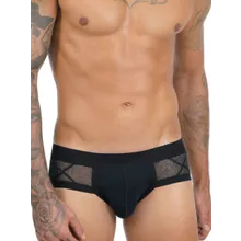 Eros Veneziani Natale: Push-Up Brief, schwarz (M/L) Eros Veneziani Natale: Push-Up Brief, schwarz (M/L)