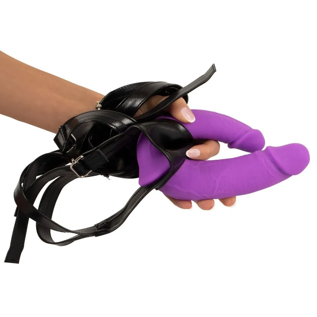 Super Soft Double Strap-On mit Doppeldildo – Bild 3