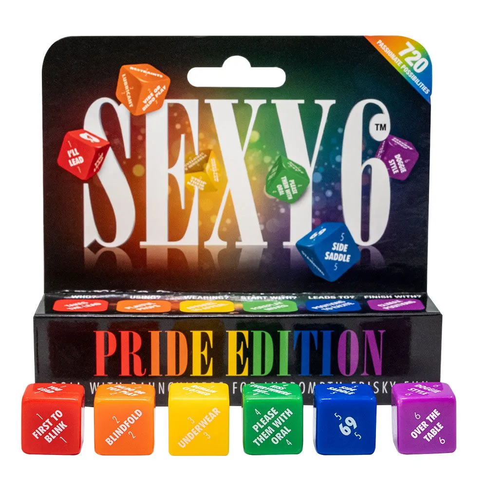 Sexy 6 Dice Game - Pride Edition Sexy 6 Dice Game - Pride Edition