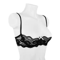 Büstenhebe mit Blütenspitze, 1/2 Cup Büstenhebe mit Blütenspitze, 1/2 Cup