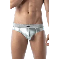Herren Slip silber Glitzer Herren Slip silber Glitzer